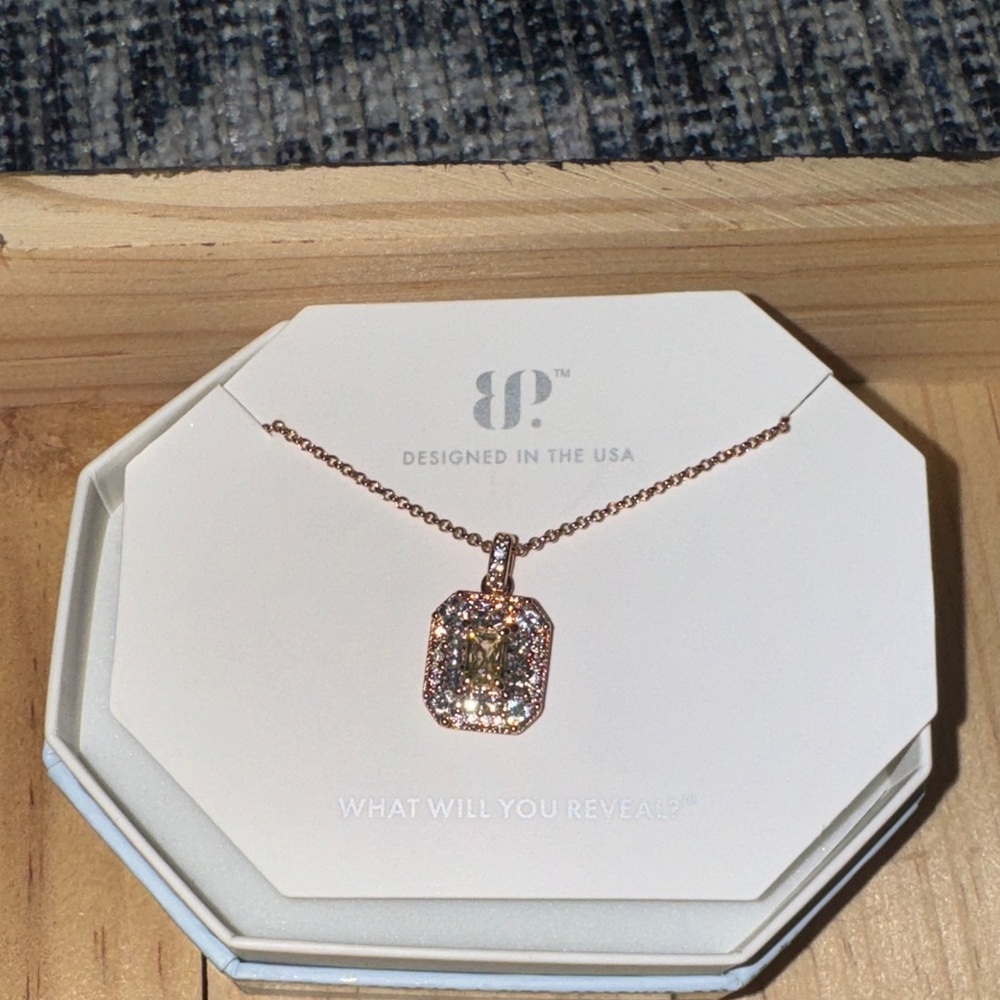 BP Rose Gold Pendant Necklace